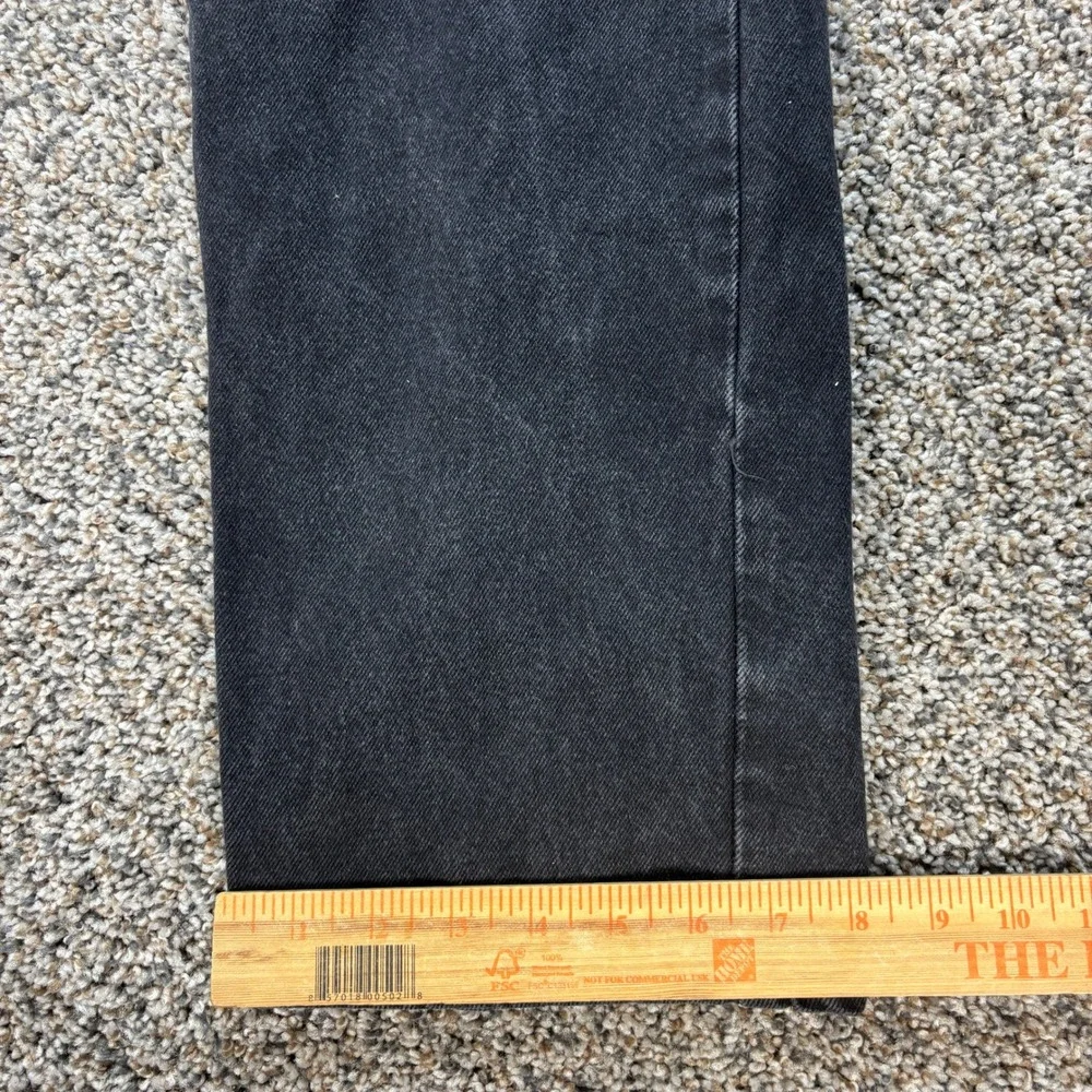 Levi's 501 Men's 32x30 Y2K Jeans USA Made Black Denim Straight Leg 00s